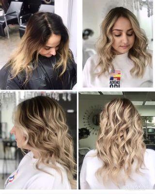 Balayage ombre# haircut# waves