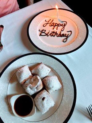 Beignets that remind me of New Orleans.