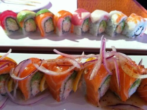 Alaskan Roll and Rainbow Roll