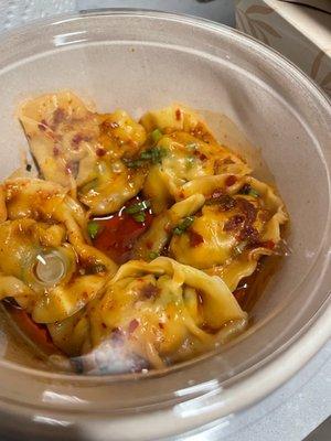 Garlic Chicken Wontons