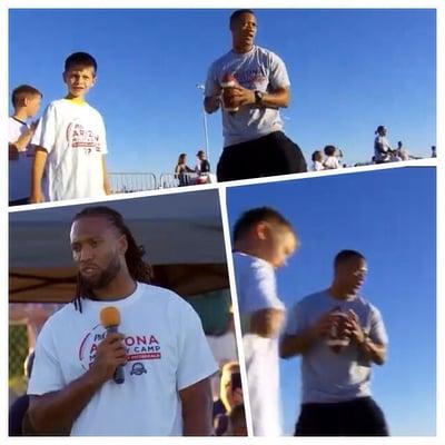 Preston Hale Larry Fitzgerald Camp