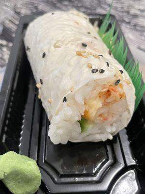 Baked Crab Hand Roll