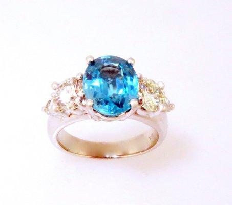 Zircon & Diamond ring.