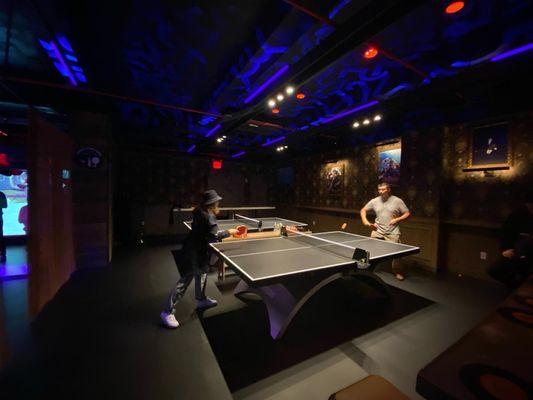 space ping pong lounge