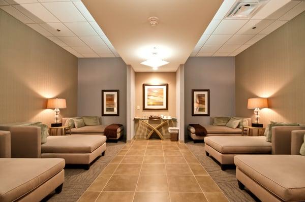 Client Relaxation Room for Spa Clients.