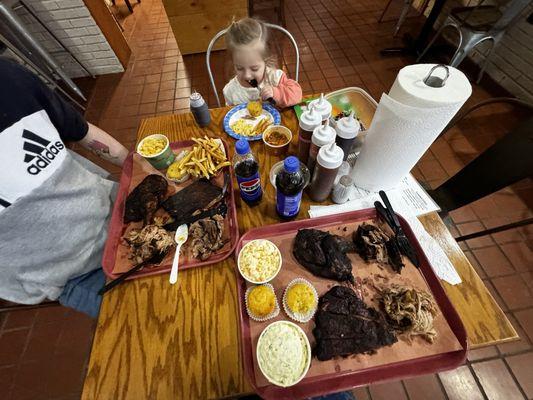 2 orders of the Hog Wild Platter