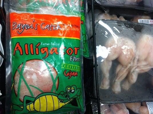 Gator fillets & frog legs