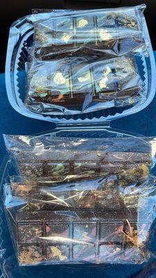 9/2/24 pistachio and Biscoff dark chocolate bars by Joedy Tran (@nuocmamafoods)