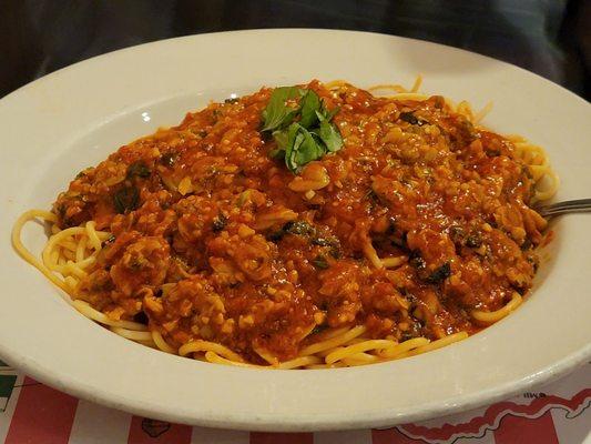 Spaghetti w/Meat Sauce