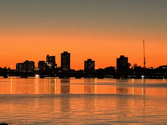 Sunset at Charles River Esplanade