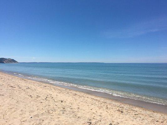 North Bar Lake - Lake Michigan side of the beach