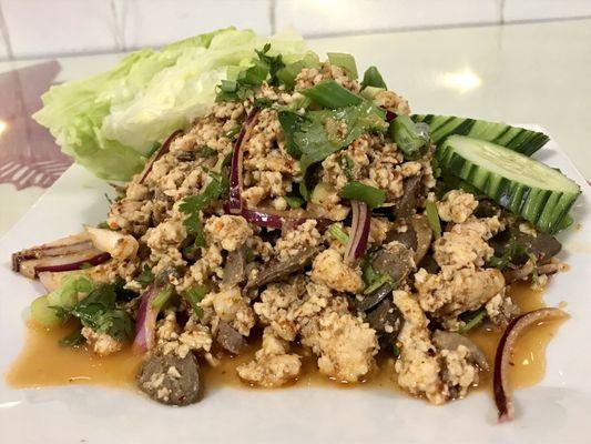 Larb Gai, Lao style