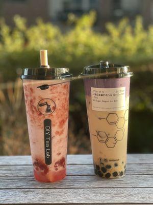 Taro Berry & Sea Salt Ube Milk Tea