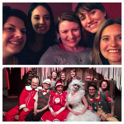 Selfie & photos with the cast/crew after their Holiday show. These performances sell out fast!