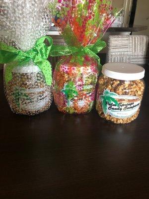 Palm Springs Candy Company  Toffee Cashew Almond Caramel Corn!