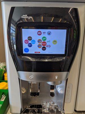 Coca cola freestyle drinks