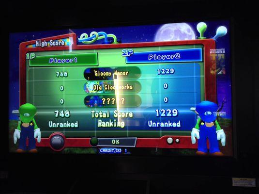 It was actually really fun to play a first person Luigi's Mansion game via an arcade!