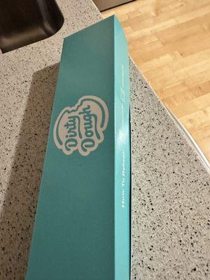 Tiffany box of cookies