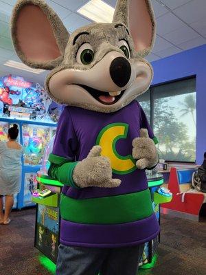 Chuck E Cheese - cuteness!