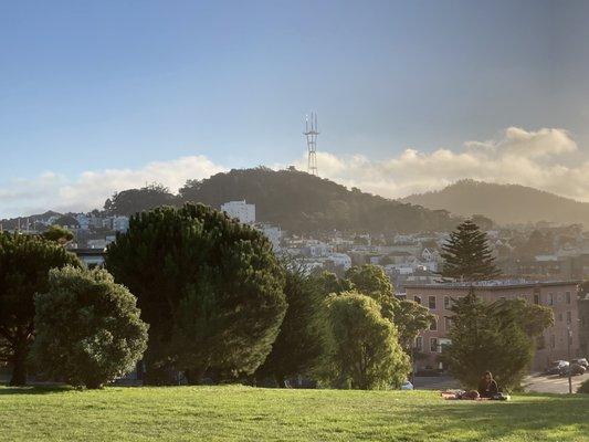 view of sutro tower