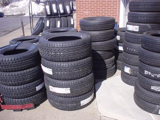 NEW AND USED TIRES IN STOCK, SPECIAL ORDERSOVERNIGHT