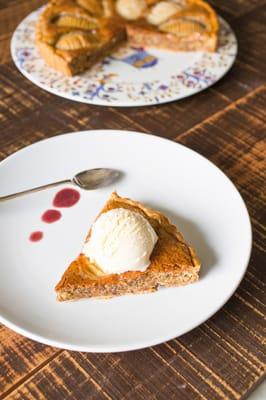 Pear Tart with Almond Flour