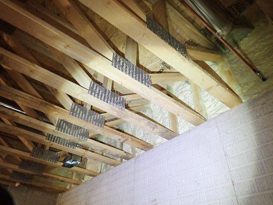 Floor trusses installed upside down on new construction