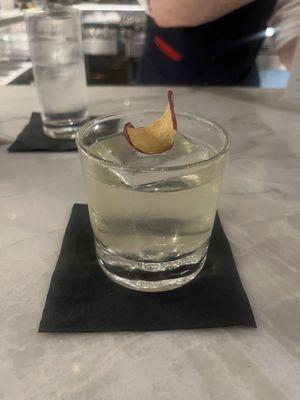 Apple pie clarified milk punch