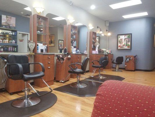 The salon portion -always neat and clean