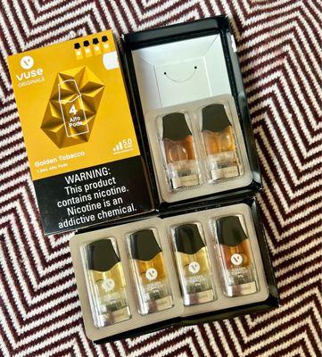 Vuse alto pods - golden tobacco 5% nic