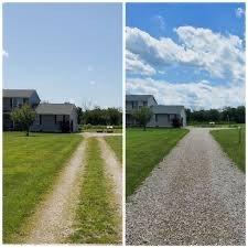 Grading job we have done for a bad driveway