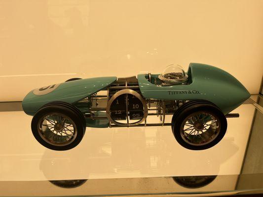 Tiffany racing car clock