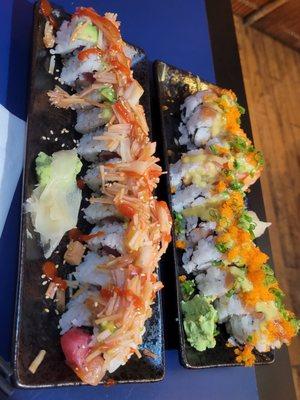 It's Got a Kick and Placer Gold Roll. DELICIOUS ROLLS!