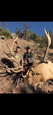 New Mexico muzzle loader bull elk.