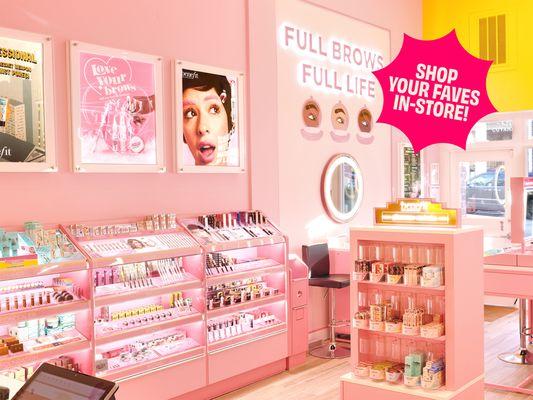 Try out & shop your fave products in-store!