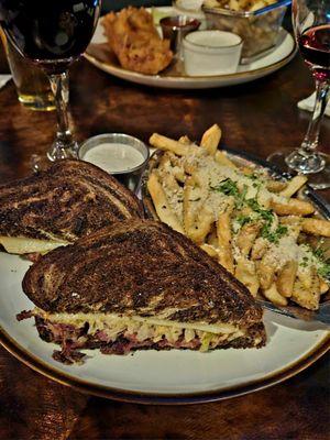 Rueben and Parmesan Fries