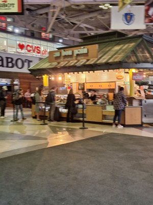 Inside South Station.