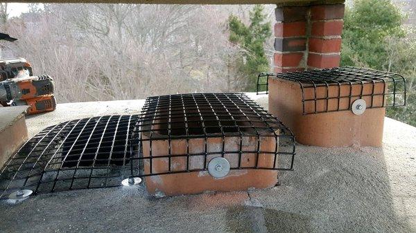 Sealed Chimney/Furnace Exhaust.