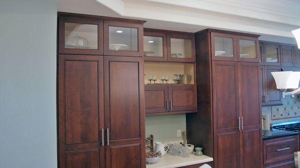 Amazing job on our stained cabinets.  The color is amazing and the finish is silky smooth.