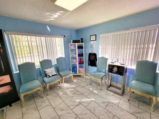 The Botox Lady Waiting Room -- New Floors!