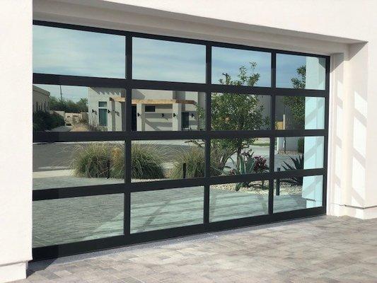 This door is a Amarr Vista Full-View, Stunning modern design. Give us a call  for a FREE quote on this gorgeous garage door. 602-269-0888