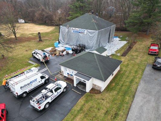 BulletpROOF protects your home from further damage. We're proud of the work we do  so you'll always see our logo on our trucks and sign!