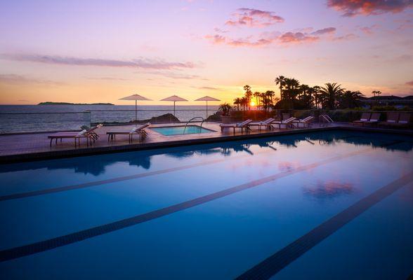 Spa Pool at Sunset