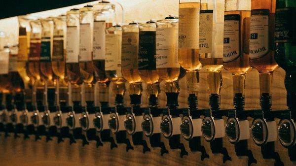 Brennan's offers a large selection of whiskey and whisky.