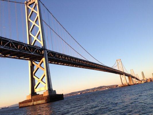 Sailing Under The Bay Bridge