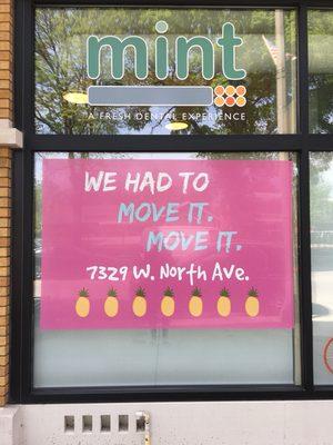 Come visit our new location at 7329 W. North Ave. All appointments after 5/23/2018 will be at this location.