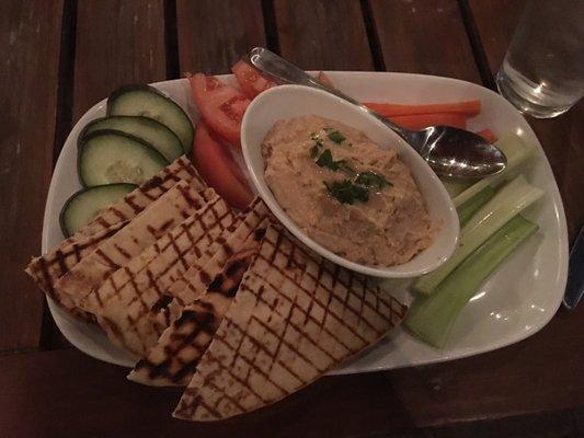 Hummus platter.