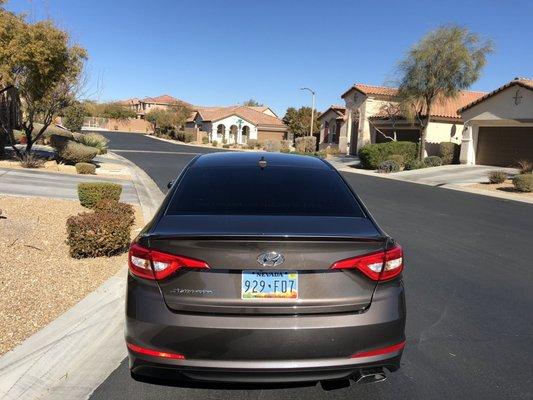 2017 Hyundai Sonata (tinted windows)