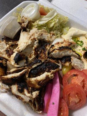 7. Chicken Shawarma Entree