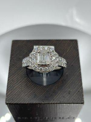 Emerald Cut Diamond Ring